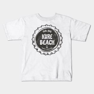 Kure Beach, NC Summertime Vacationing Bottle Cap Kids T-Shirt